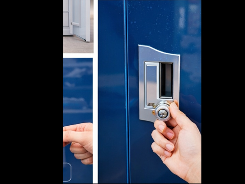 Century Premium 2-Door Steel Almirah with Mirror – Royal Blue Finish - Image 3