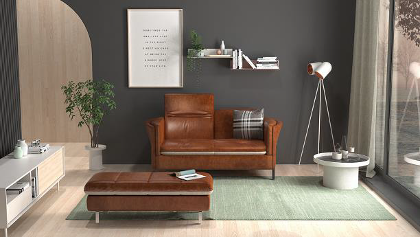 Godrej Camber Sofa – Modern Comfort with Refined Leather Craftsmanship