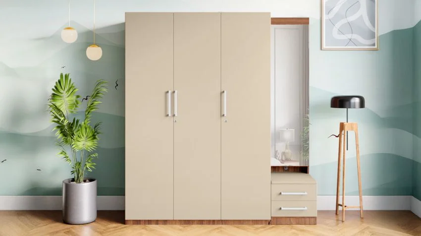 Godrej Interio Kalista Wardrobe – Modern Engineered Wood Wardrobe with Elegant Finish