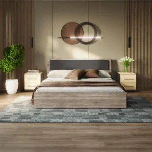 Godrej Interio Lagoon Bed – Stylish Engineered Wood Bed with Modern Comfort